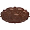 Ekena Millwork Deria Ceiling Medallion (Fits Canopies up to 6"), Hand-Painted Copper Penny, 20 1/4"OD x 1 1/2"P CM20DRCPS - alternate 4
